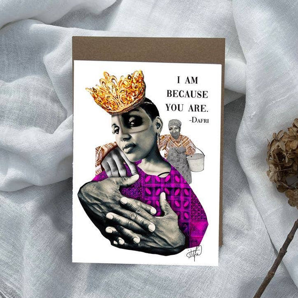 Grandma's Hand Greeting Card