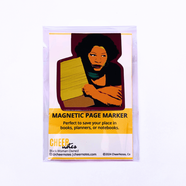 Toni Morrison Magnetic Page Marker Bookmarks | Black History