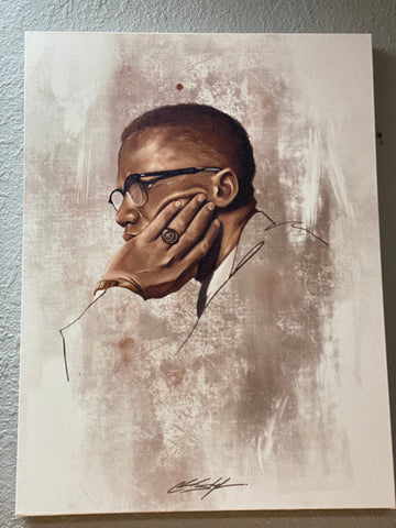 Malcolm X (Art By Chuck Styless)