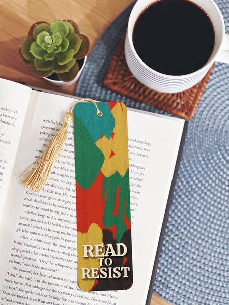 Read to Resist Bookmark with Tassel 