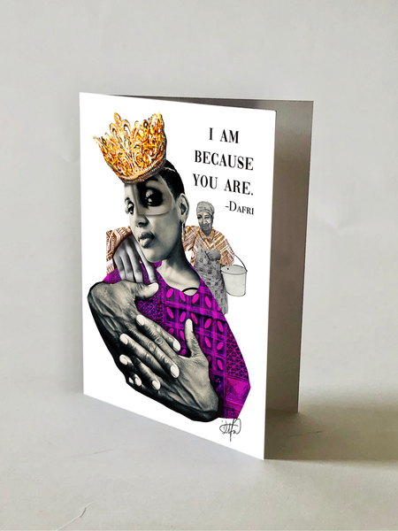 Grandma's Hand Greeting Card