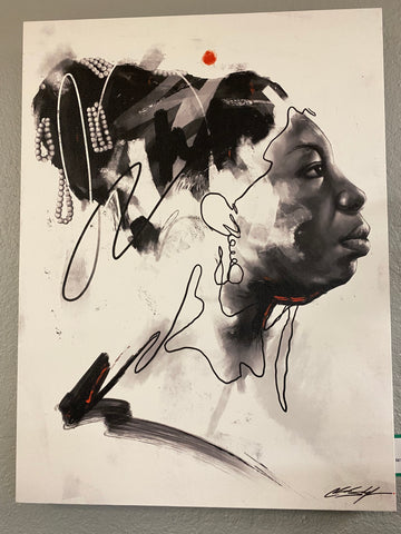 Nina Simone (Art By Chuck Styless)