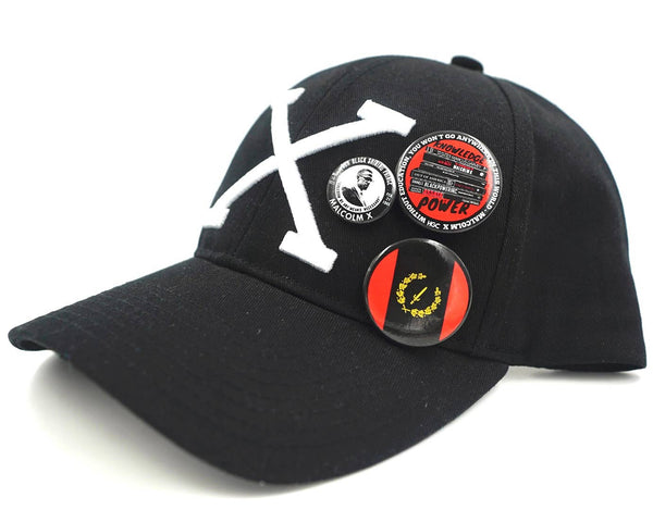 Malcolm X Black Pride 90s Snapback Streetwear Adjustable Hat