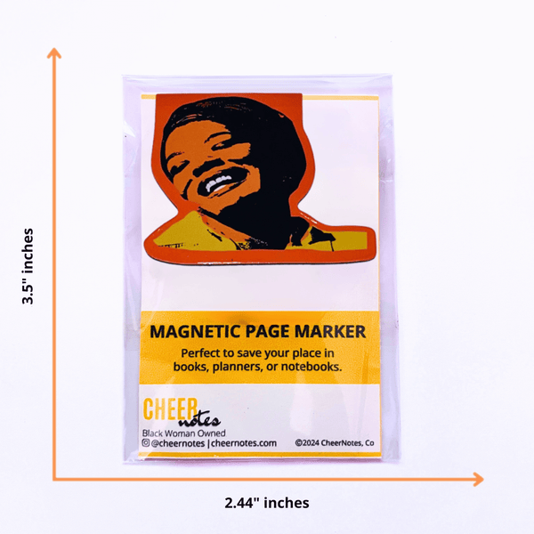 Maya Angelou Magnetic Page Marker | Bookmarks | Black Histor