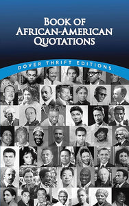 Book of African-American Quotations (Dover Thrift Editions: Black History) cover image
