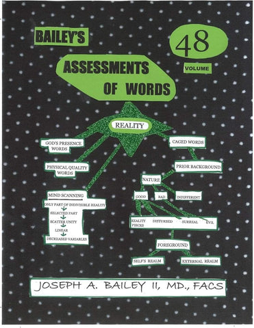 BAILEY'S ASSESSMENT OF WORDS VOLUME 48 cover image