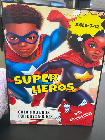 Super Hero’s Coloring Book
