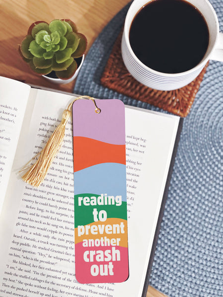 Crash Out Bookmark with Tassel