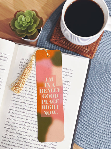 Good Place Bookmark with Tassel
