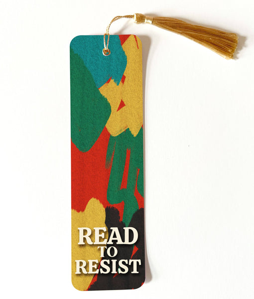 Read to Resist Bookmark with Tassel 