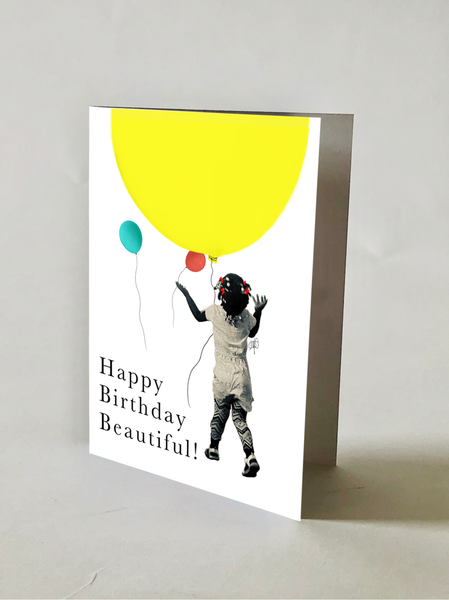 Happy Birthday Beautiful Greeting Card