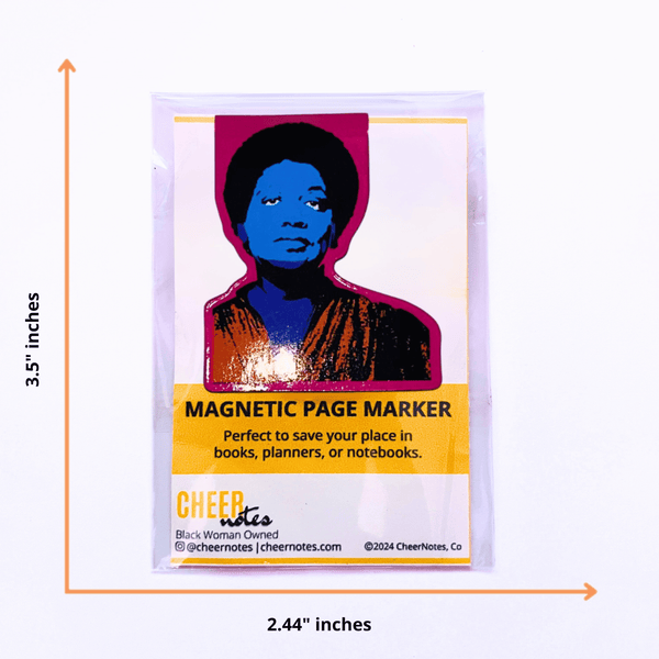 Audre Lorde Magnetic Page Marker | Bookmarks | Black History