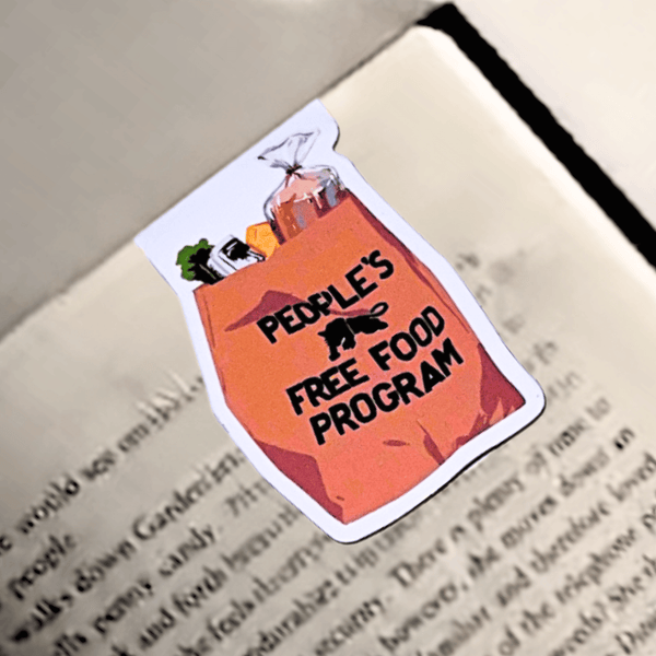 People's Free Food Bag Magnetic Bookmarks | Black Culture