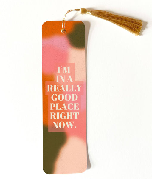 Good Place Bookmark with Tassel
