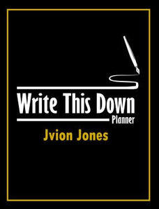 Write This Down Planner(Paperback)