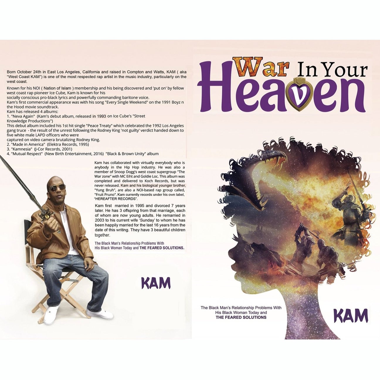 War In Your Heaven: The Black Man’s Relationship Problems With His Black Woman Today and THE FEARED SOLUTIONS