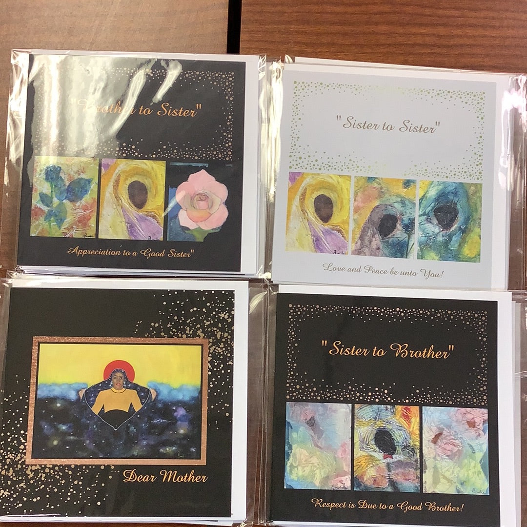Jackie Andre Muhammad ~ Sisterhood Cards ~ PRINTS (Not original painted cards!)